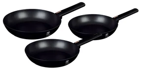 Set de tigai din 3 piese Monaco Berlinger Haus BH 7095, antiaderente, gama premium, design elegant