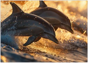 Tablou - Delfinii (70x50 cm)