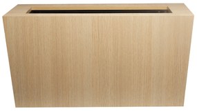 Ghiveci din lemn cu auto-irrigare NATURA, lat, mai multe variante - Hobby Flower Culoare: stejar deschis