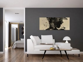 Tablou - Femeie de jazz (120x50 cm)