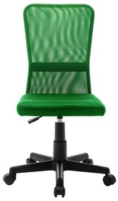 289514 vidaXL Scaun de birou, verde, 44 x 52 x 100 cm, plasă textilă