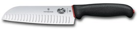 Victorinox Cuțit Santoku de bucătărie Dual Grip, 17 cm, negru