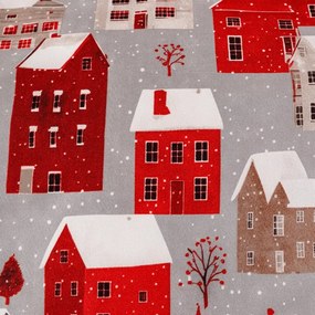 Lenjerie de pat din microfibra WINTER COTTAGE gri Dimensiune lenjerie de pat: 70 x 90 cm | 140 x 200 cm