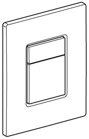 GROHE 38732SD0 - Placă de acționare Skate Cosmopolitan 156 × 197 mm, oțel inoxidabil