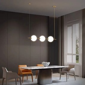 Lustra LED G 5105-3 – 48W, Design Modern, cu Telecomandă și Lumină Reglabilă