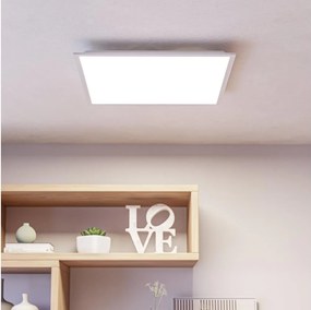 Eglo 902305 - Panou LED aplicat MORADILLO-R, reglabil, LED/33W/230V, 60x60cm, alb, cu telecomandă