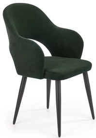 Set 3 scaune K364 velvet verde BF25