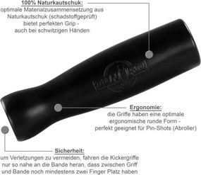 Masă de fotbal TUNIRO BASIC, 75 kg, albă-neagră