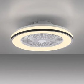 Ventilator LED RGBW dimabil de tavan JUST LIGHT. 14447-18 LENO LED/44W/230V + telecomandă