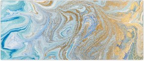 Tablou - Marmură albastră (120x50 cm)