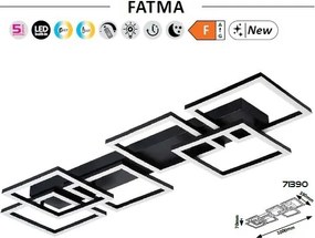 Plafoniera LED cu telecomanda Fatma