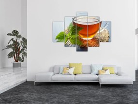 Tablou cu ceașca cu ceai (150x105 cm)