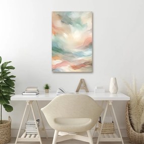 Tablou valuri pastelate delicate