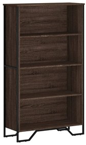 848633 vidaXL Bibliotecă, stejar maro, 80x31x137,5 cm, lemn prelucrat