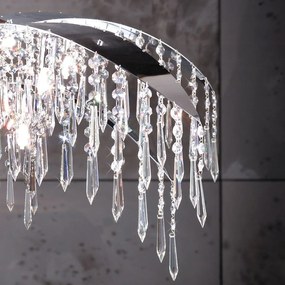 Aplica de perete cristal SCHOLER PALME crom