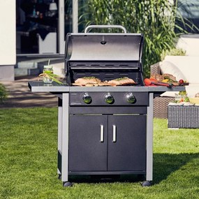 Grătar cu gaz pentru exterior ENDERS Chicago 3, negru