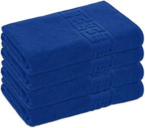 Set 4 Prosoape Baie Bumbac 100%, 550g/m², Greek