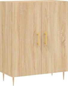 vidaXL Dulap, stejar sonoma, 69,5x34x90 cm, lemn compozit