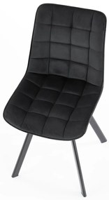 Scaun K332 velvet negru