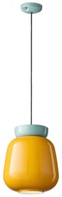 Lustra design retro realizata manual din ceramica si sticla CORCOVADO