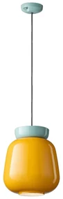 Lustra design retro realizata manual din ceramica si sticla CORCOVADO