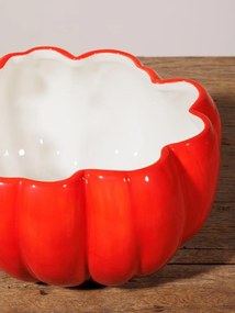 Bol de supa, cu capac, din ceramica, D19cm, Tomato
