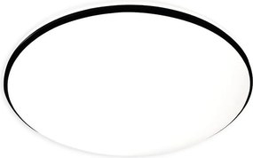 Plafonieră LED HUGO, 16/24/32 W, 230 V, 3000/4000/6500 K, Ø 37 cm, IP54, negru