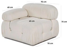 Fotoliu Bubel (alb) (S). 1106485
