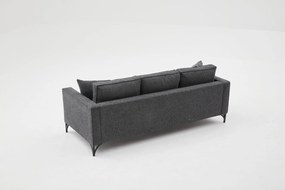 Canapea Berlin - Anthracite, Black