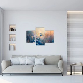 Tablou - Pajiște cu Fluture (90x60 cm)