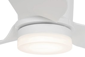 Ventilator de plafon alb incluzând LED cu telecomandă - Patty