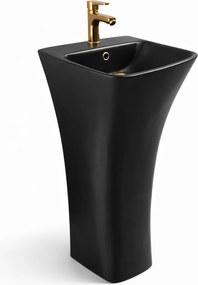 Lavoar stativ baie negru 44 x 43 x 84 cm
