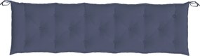vidaXL Pernă bancă de grădină, bleumarin, 180x50x7cm, textil oxford