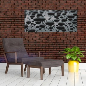 Tablou cu picături de apă (120x50 cm)