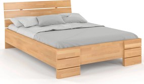 Pat lemn masiv Înalt TerraCraft Fag Personalizabil - 200x200cm