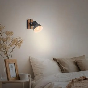 Spot de perete Briloner 2742-015 RETRO 1xE27/25W/230V negru