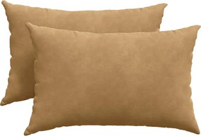 vidaXL Perne pentru canapea 2 pcs Maro 60 x 40 cm