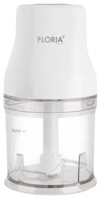 Tocator legume-fructe chopper FLORIA ZLN3042, putere 200W, capacitate vas 500 ml, cutit inox, alb
