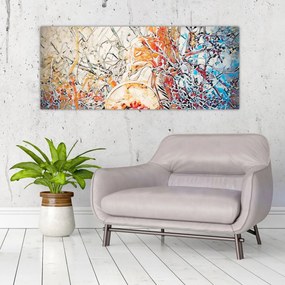 Tablou - Abstract mozaic (120x50 cm)