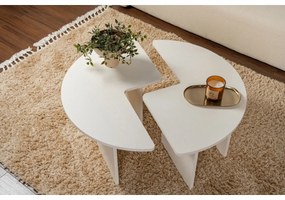 Măsuță de conferință Moira Wood White