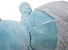 URSULETUL BOB de plus cu patura pentru copii in interior albastru