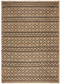 Covor traversă Luis Natural/Negru 60X230 cm, Flair Rugs