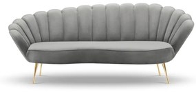 Canapea Kingston 3 locuri catifea L224 cm