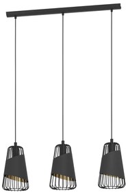 Eglo 49448 - Lustră pe cablu AUSTELL 3xE27/60W/230V
