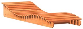 844652 vidaXL Șezlong, maro ceruit, 205x70x31,5 cm, lemn masiv de pin