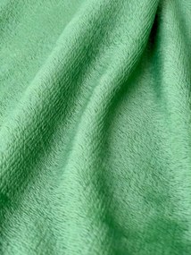 Patura microplus verde SOFT, 160x200 cm