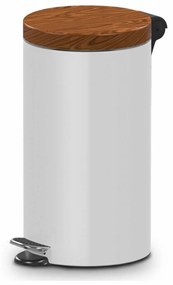 Alda Coș cu pedale Sherwood Freedom Fresh 30 l,alb, 30 l