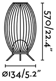 Lampa de podea LED iluminat exterior decorativ IP65 CAGE