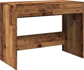vidaXL Birou, lemn vechi, 101x50x76,5 cm, lemn prelucrat
