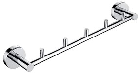 Suport de perete pentru prosoape NIMCO UN 13054-5-26 UNIX 41,5 cm crom lucios